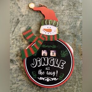 Jingle all the way snowman